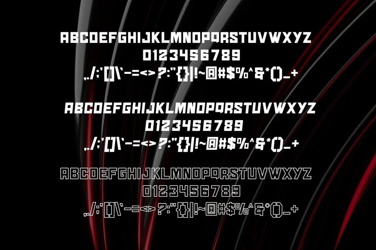 Onedescrod, a Sans Serif Font by Auliacreative (Photo 4 of 7)
