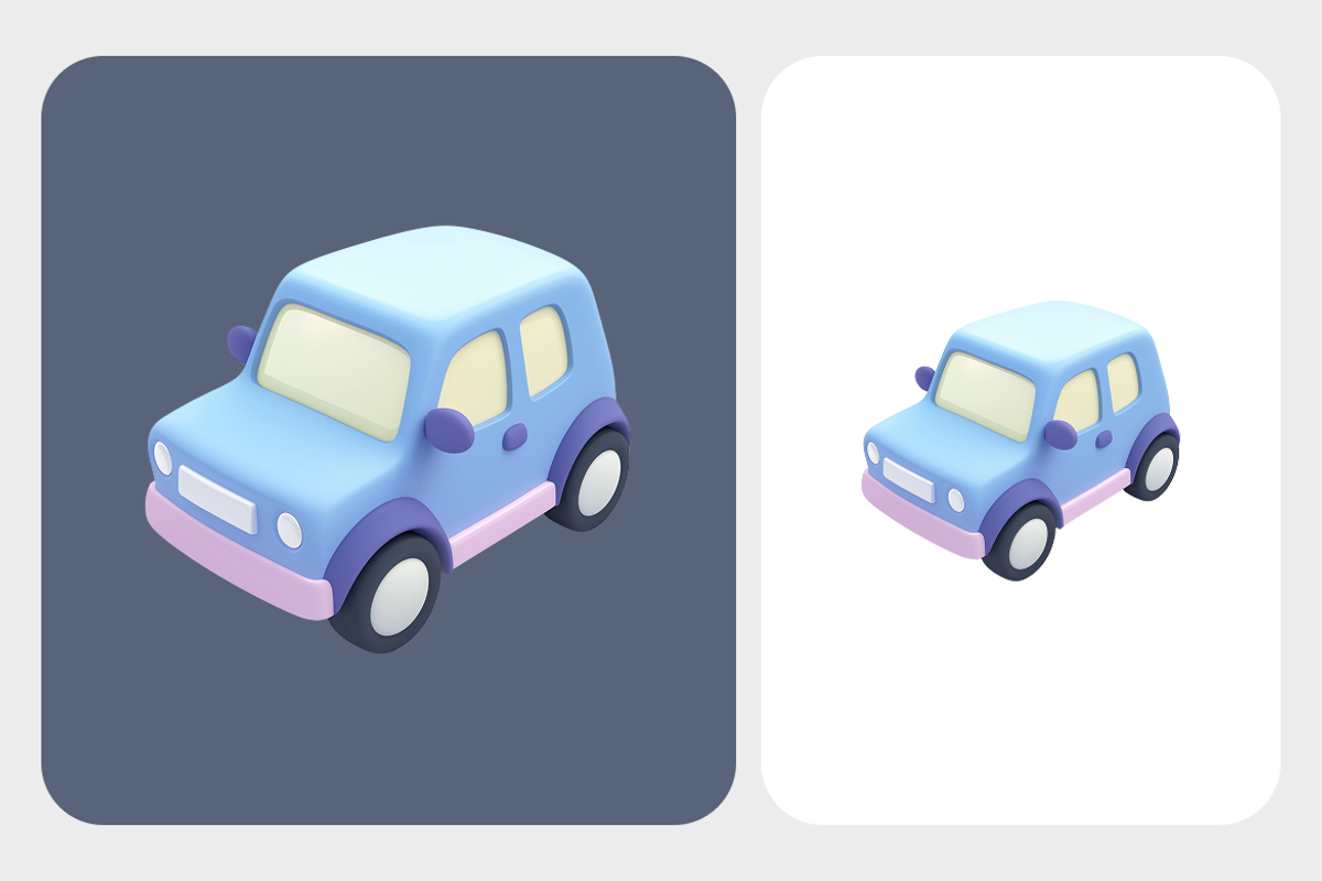 3D Cartoon Car Toy Icons, an Object Illustration by Danil Polshin (Photo 2 of 8)
