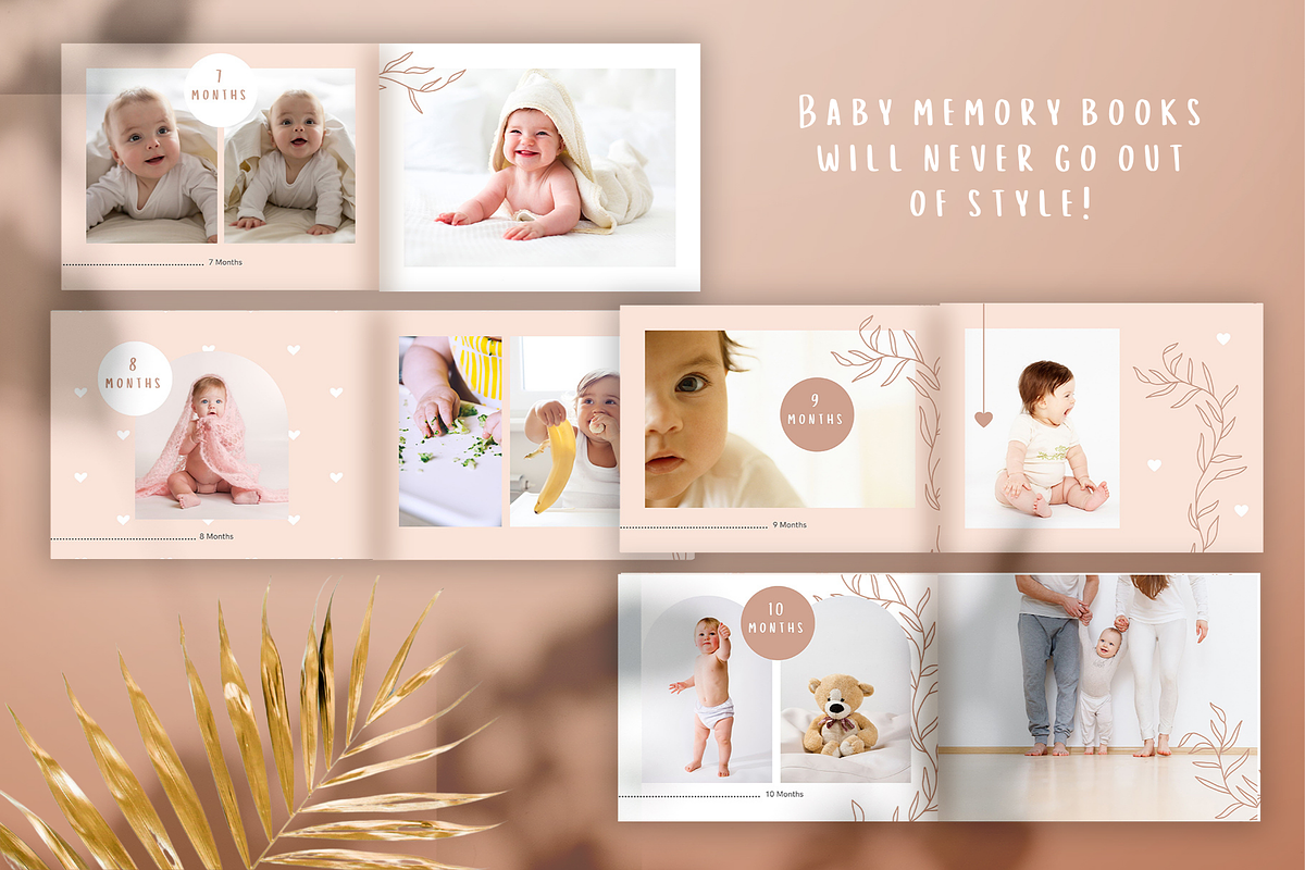 Baby Photo Book Template. Freebie!, a Stationery Template by Red Ink (Photo 6 of 8)