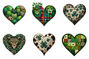 Patrick's Leopard Cowhide Heart, a Seasonal Illustration by DreamArtGraphic (Thumbnail 3 of 4)