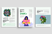 Mental Health Awareness EBook Layout, an UI Kit Template by ContestDesign (Thumbnail 4 of 6)
