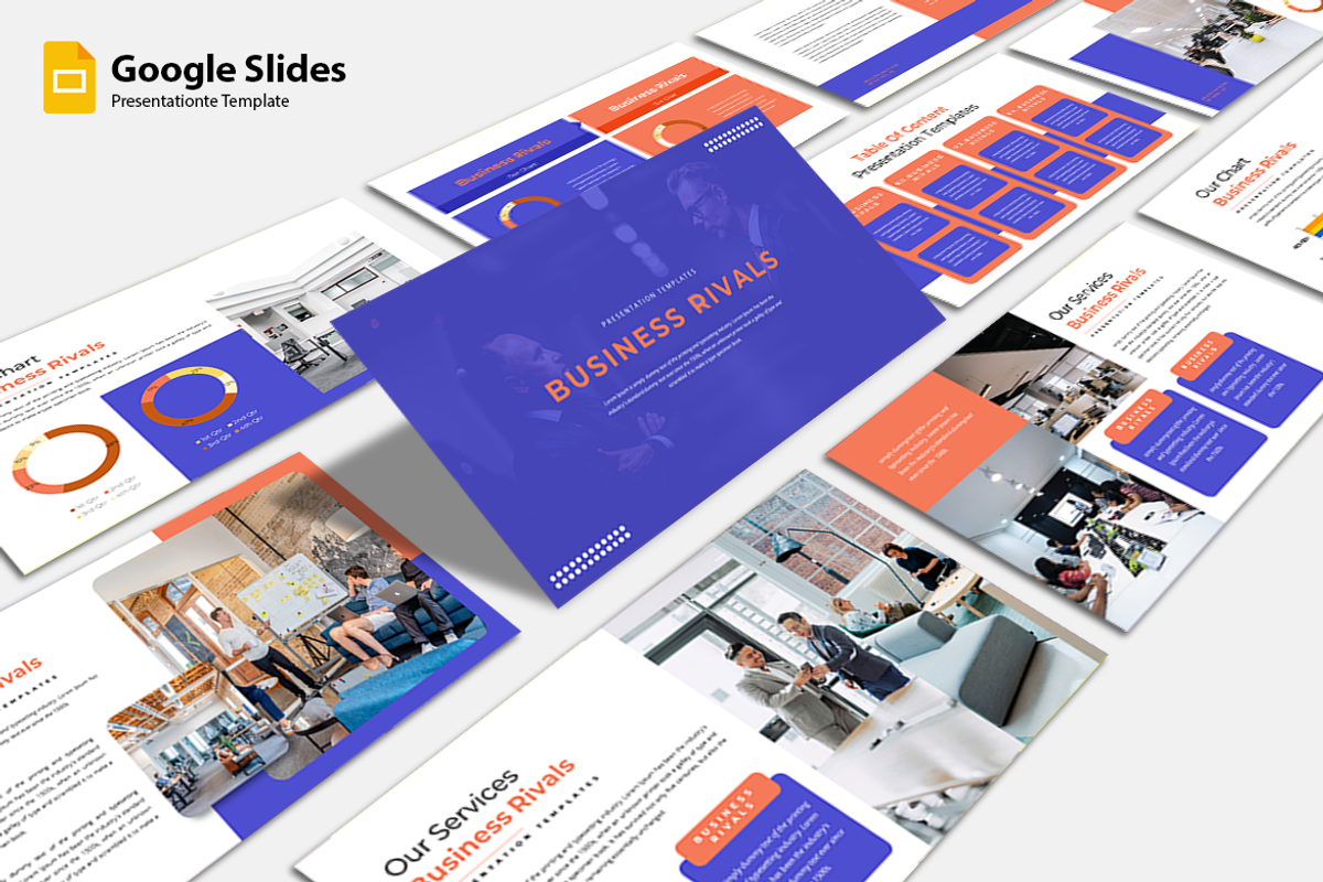 Business Rivals - Google Slides, a Presentation Template by artchiles_design (Photo 1 of 4)