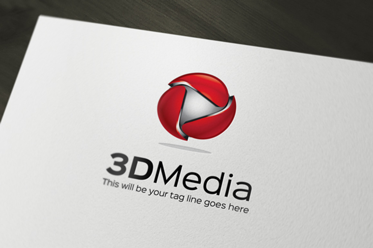 Media Logo Template, a Branding & Logo Template by The Branding Fusion (Photo 1 of 3)