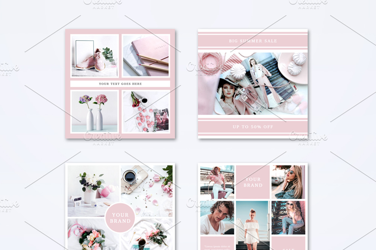 Social Media Templates Set, a Social Media Template by NM-Design-Studio (Photo 2 of 3)