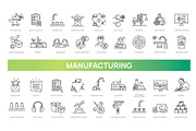 Manufacturing and Industrial Icons, an Outline Icon by Tettygreen (Thumbnail 1 of 2)