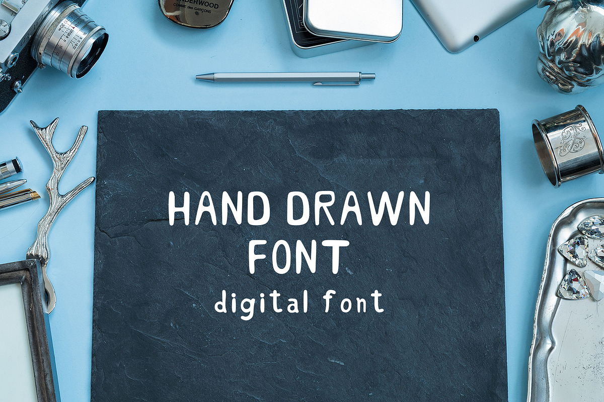 Hand Drawn Font, a Font by AltType (Photo 1 of 6)