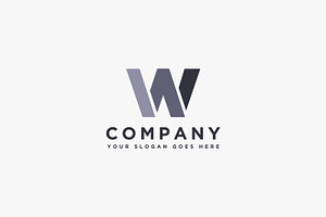 Abstract Letter w logo, a Branding & Logo Template by DOMHOUZE