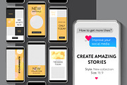 Editable Instagram Stories template, a Social Media Template by PREMIUMVECTOR (Thumbnail 2 of 3)