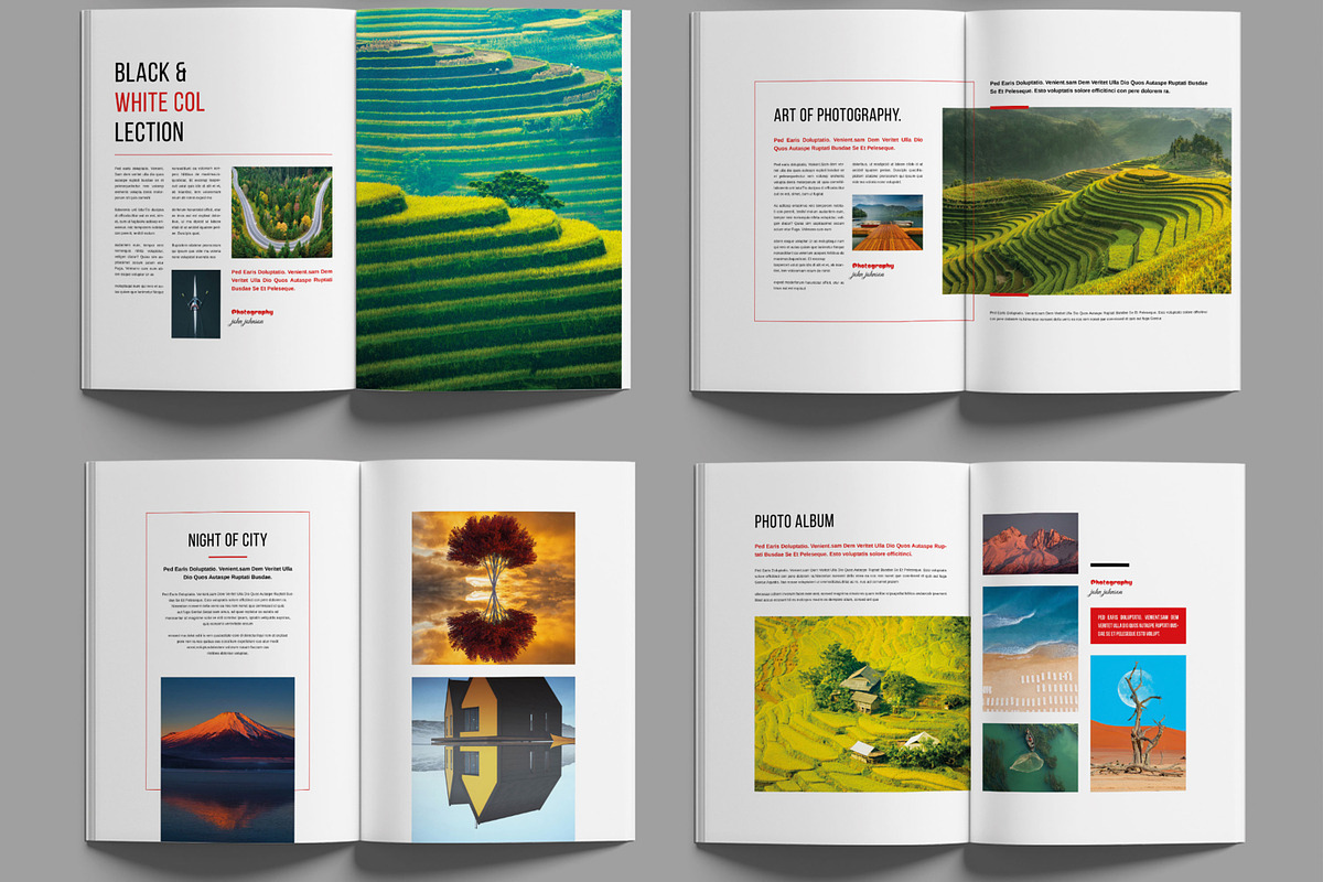 Photo Book Magazine Template, a Magazine Template by MightyDesign (Photo 3 of 6)