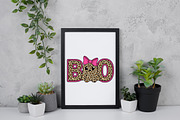 Leopard Ghost Boo Coquette Bow PNG, an Illustration by Daily.Designs (Thumbnail 5 of 5)