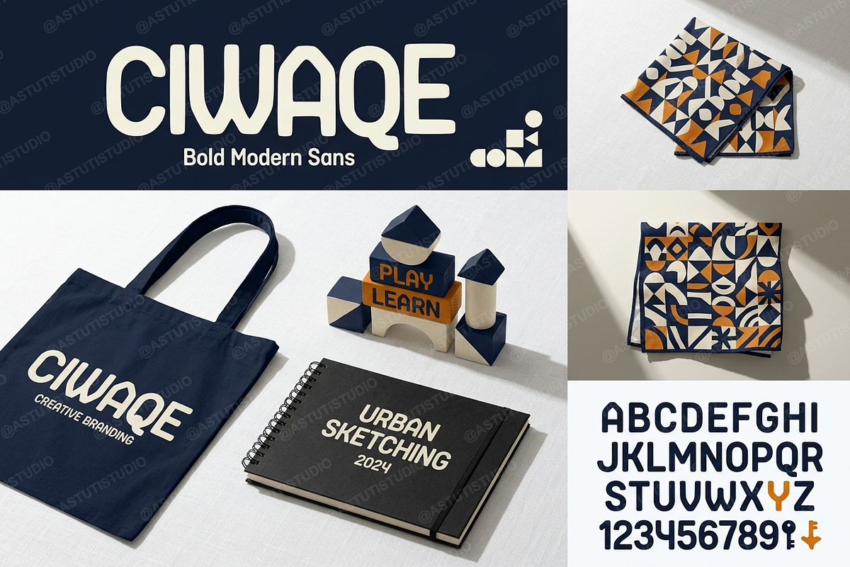 Ciwaqe - Elegant Serif Typeface, a Serif Font by Astuti Studio (Photo 18 of 25)