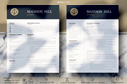 Attorney Resume template, Lawyer CV, a Resume Template by HIRED Design Studio (Thumbnail 2 of 11)