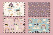 Groovy Fairy clipart & paper set, an Illustration by Poppymoondesign (Thumbnail 4 of 5)