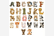 Patchwork Animals Alphabet PNG, a Seasonal Illustration by Tanya Kart (Thumbnail 2 of 6)