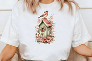 Whimsical Spring Birdhouse Clipart, an Illustration by Designworld (Thumbnail 6 of 8)