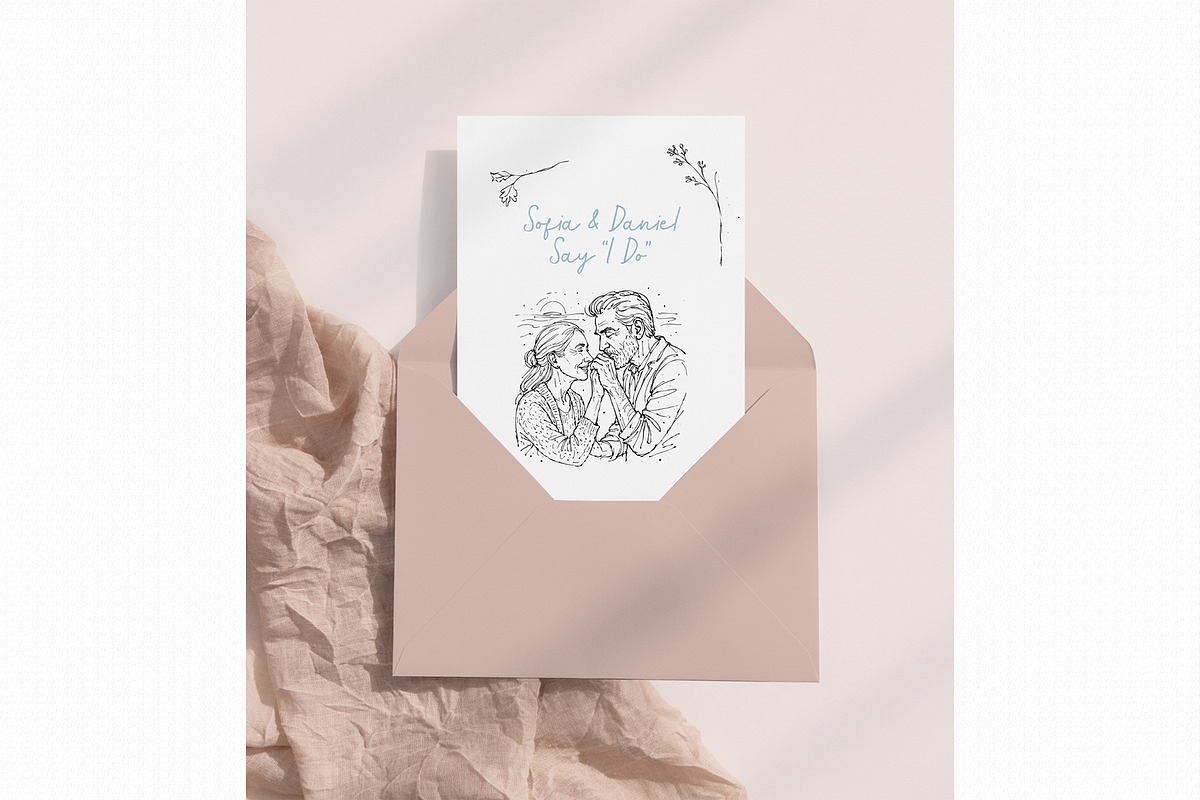 Beauty of Withering: Line Art set, a Decorative Illustration by divanovskaya_nv (Photo 8 of 12)