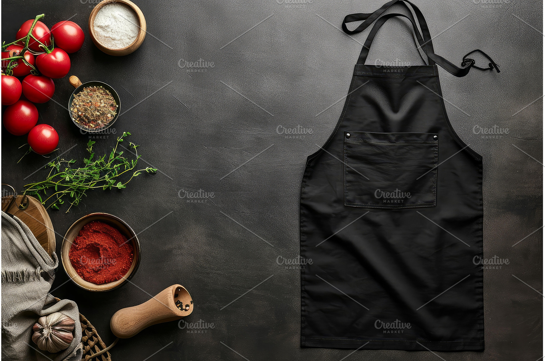 Apron mockup background. Generate Ai, a Person Photo by Ylivdesign
