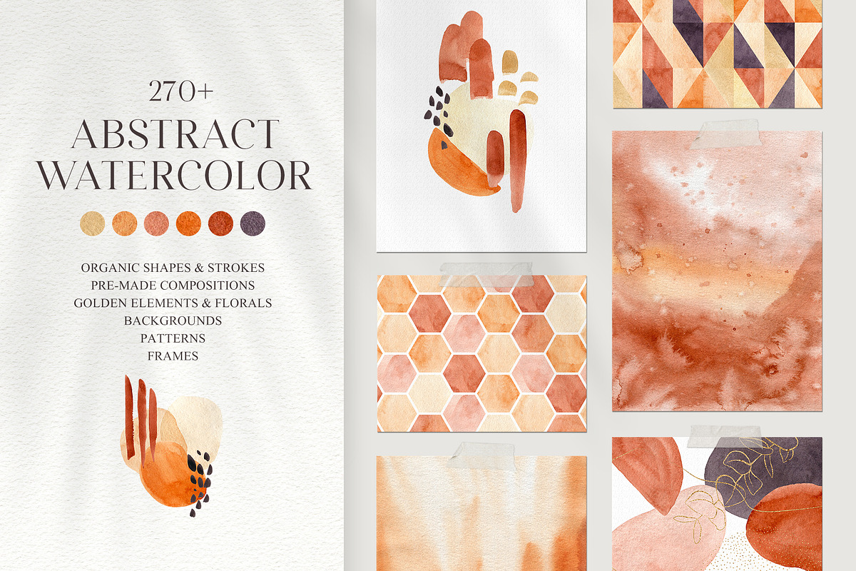 Abstract Watercolor Set, a Work Illustration by Natalia Fedorova (Photo 1 of 18)