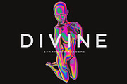 Divine: Character Renders, an Object Graphic by RuleByArt (Thumbnail 12 of 16)