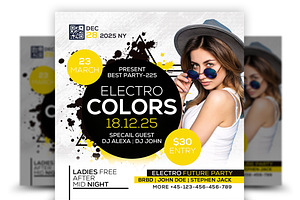 Night Club Flyer, a Flyer Template by AfzaalGraphics