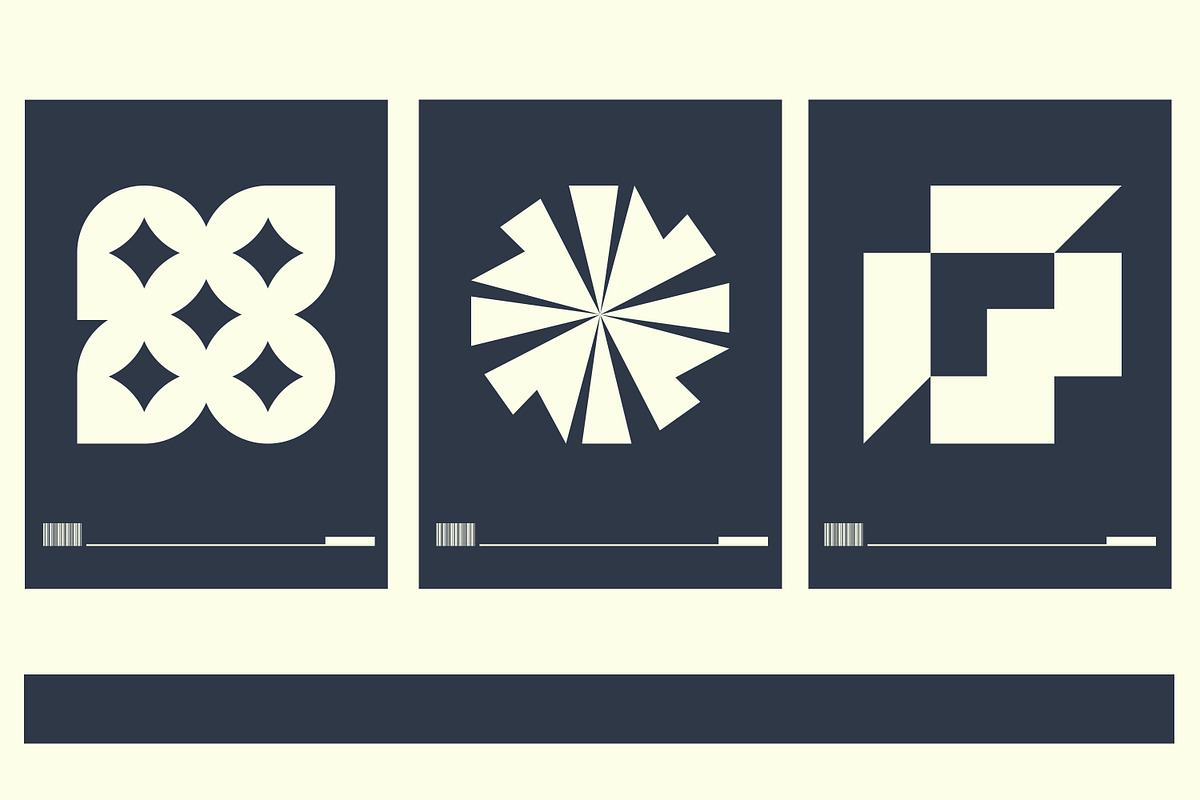 Geometric Logo Template Vol 6, a Solid Icon by Tekuni (Photo 7 of 10)