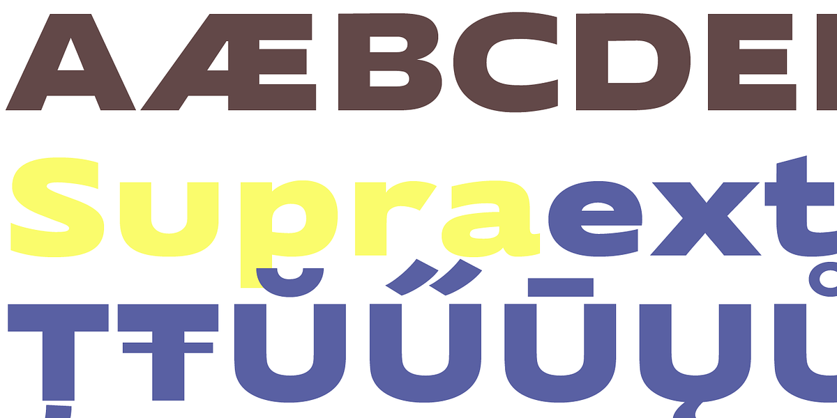 Supra Extended, a Sans Serif Font by Wiescher-Design (Photo 6 of 8)