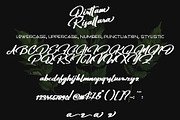 Qirttam Risllara, a Script Font by pineungtype (Thumbnail 9 of 9)