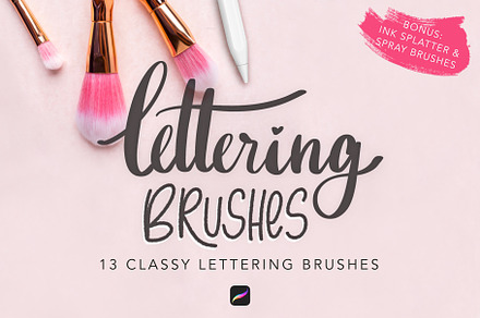 Classy Lettering Brushes Procreate