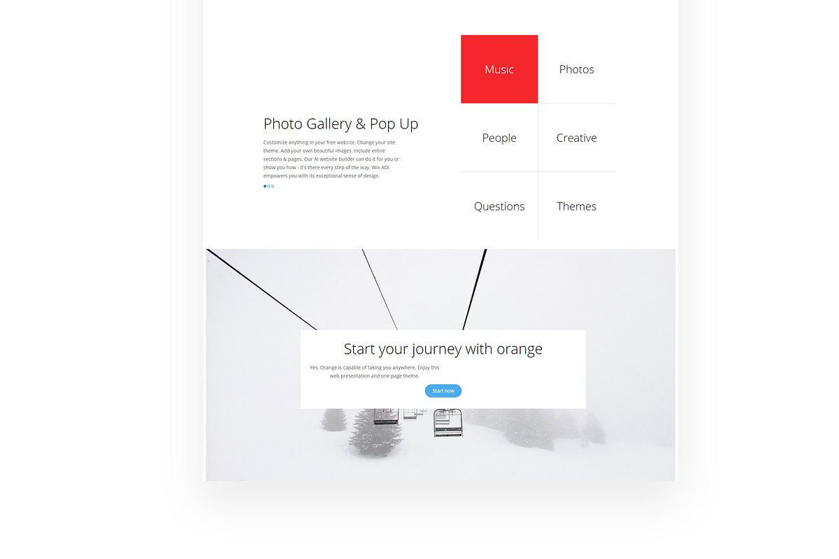Orange -  Multipurpose HTML Template, a HTML Template by S&C Market (Photo 9 of 13)