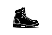 Rugged Hiking Boot Silhouette, a Graphic by hafijul (Thumbnail 4 of 9)