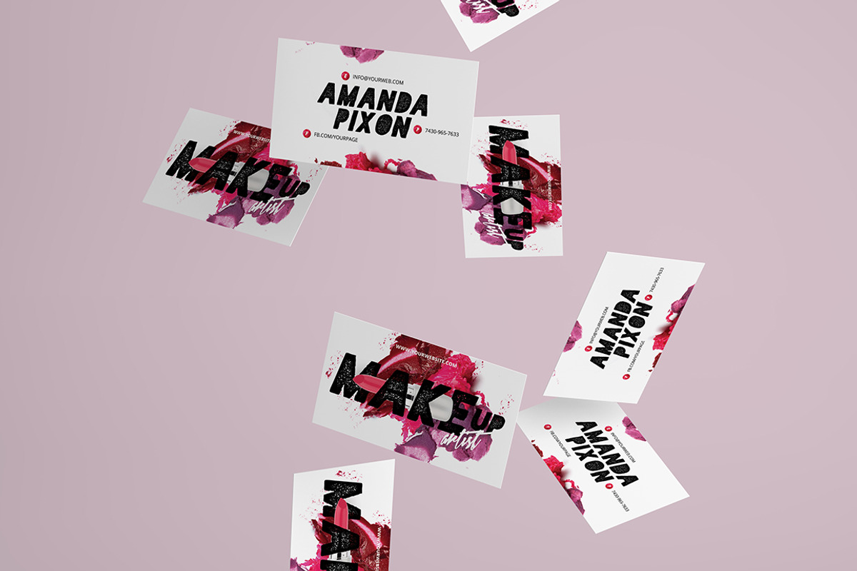 Makeup Artist - Business Card 68, a Business Card Template by Cooledition (Photo 2 of 5)