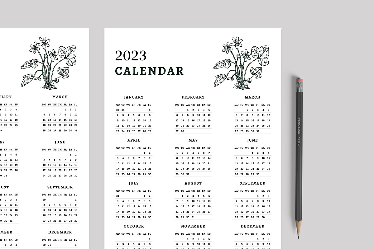Calendar Templates 2024-27, a Stationery Template by Design Zone (Photo 4 of 5)