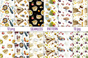 Watercolor Autumn Picnic, a Food Illustration by Budogoshch (Thumbnail 5 of 10)