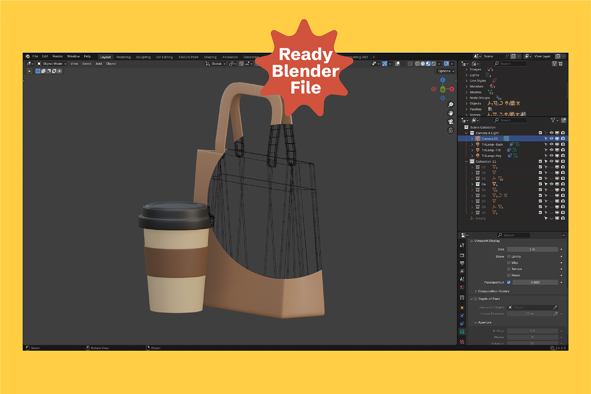 3D Café Props & Barista Assets, an Object 3D Model by Dudukbersama (Photo 3 of 3)