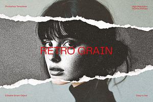 Retro Grain Photo Effect, a Layer Style Add-On by dokudokunomi