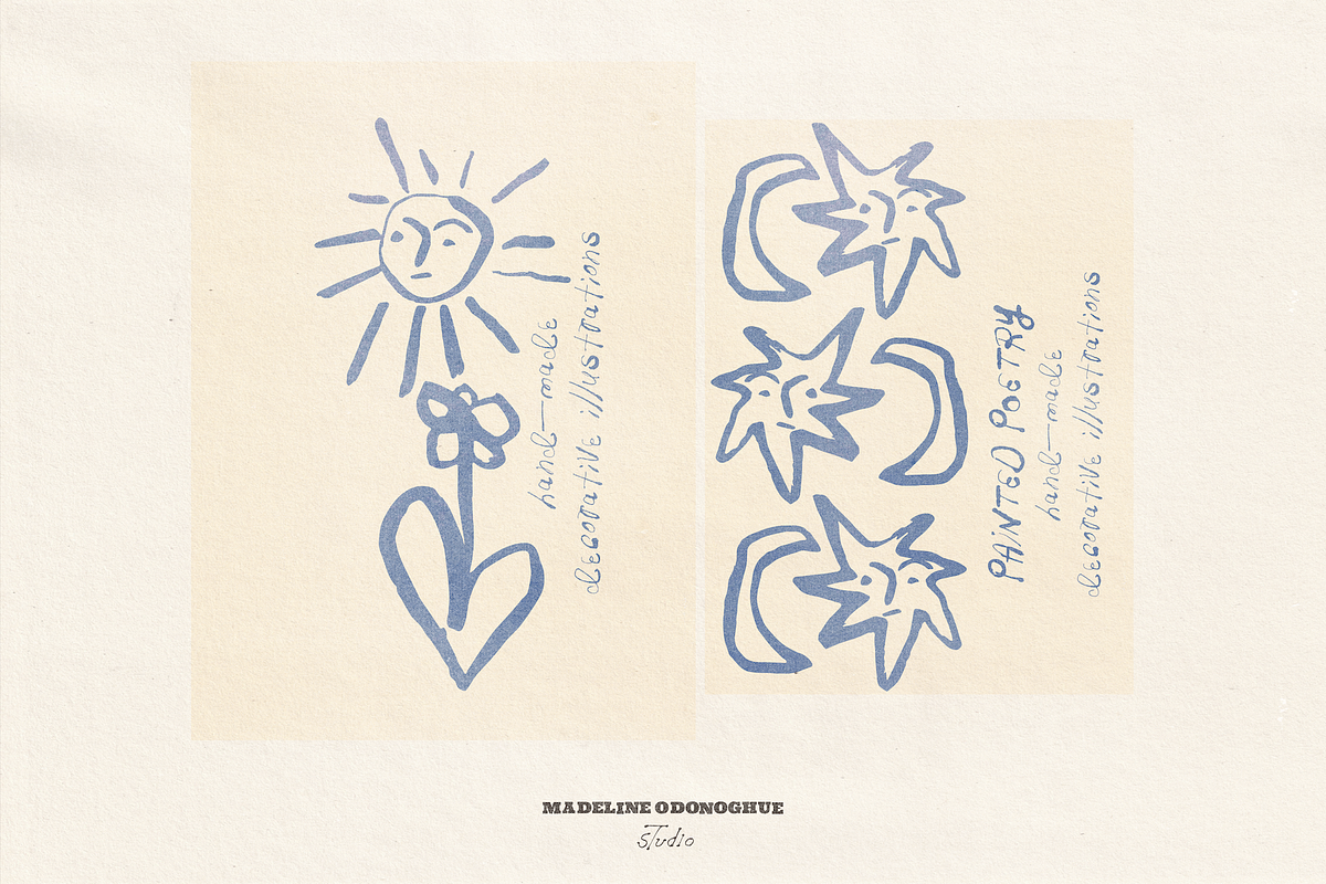 Painted Poetry — Hand Drawn Graphics, a Decorative Illustration by Madeline ODonoghue Design (Photo 2 of 12)
