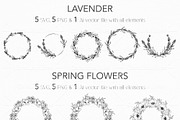 Floral Wreath SVG Bundle, an Object Graphic by CaraulanStore (Thumbnail 7 of 8)