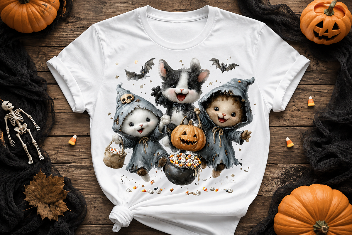 Spooky Cute Friends Halloween, a Seasonal Illustration by CreationArt (Photo 7 of 7)