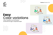 Minimal Business line Illustration, a Person Illustration by springrain studio (Thumbnail 4 of 10)