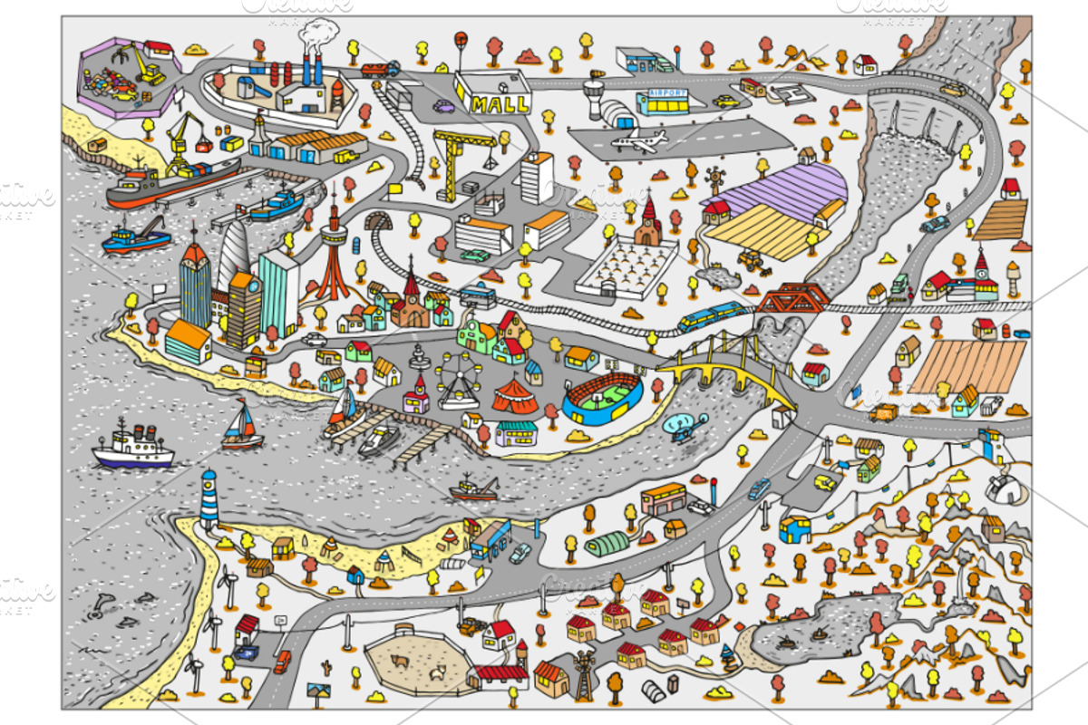 DOODLETOWN, an Illustration by WINS Doodle shop (Photo 6 of 6)