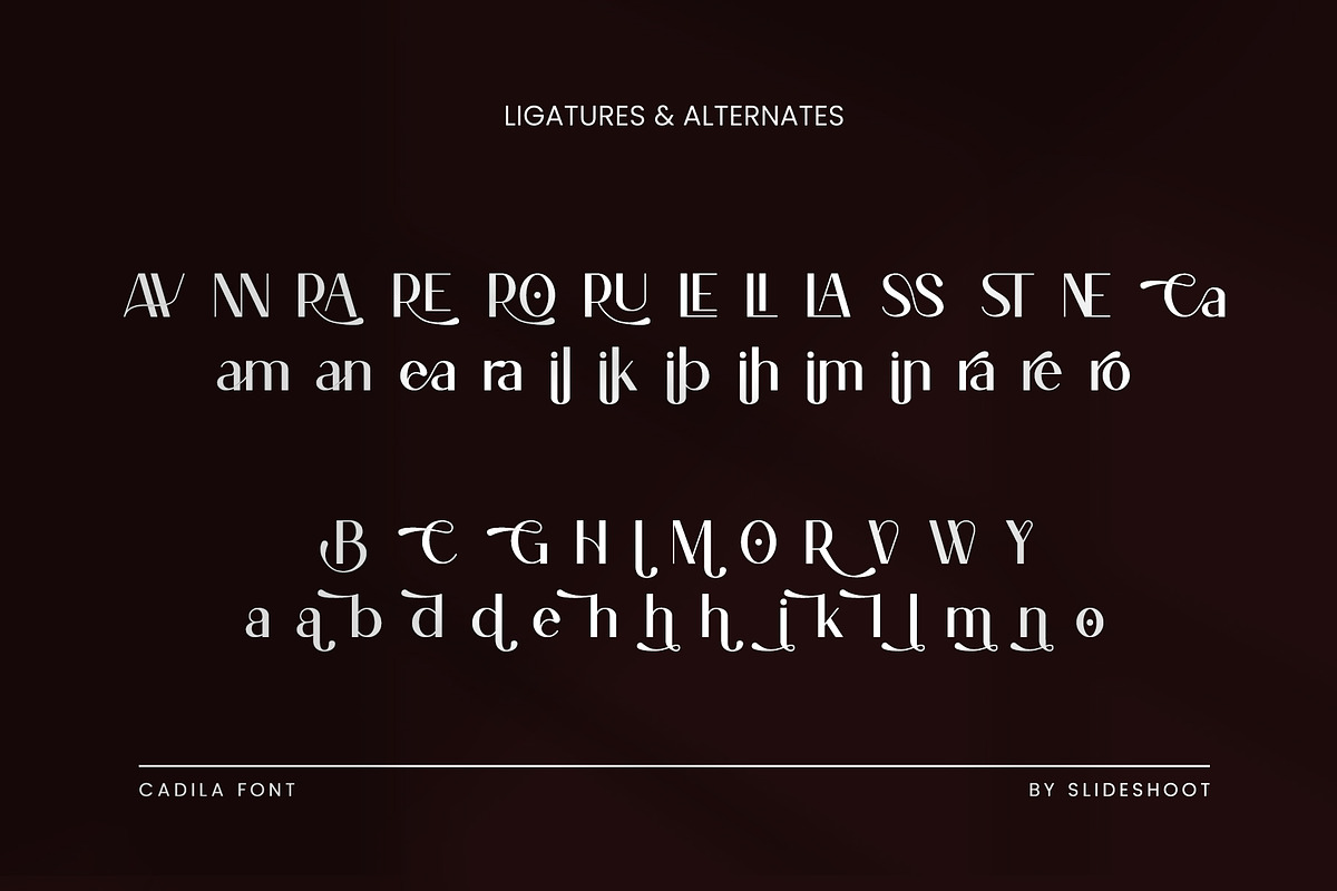 Cadila Sans Serif Font, a Sans Serif Font by Idea Studio (Photo 4 of 11)
