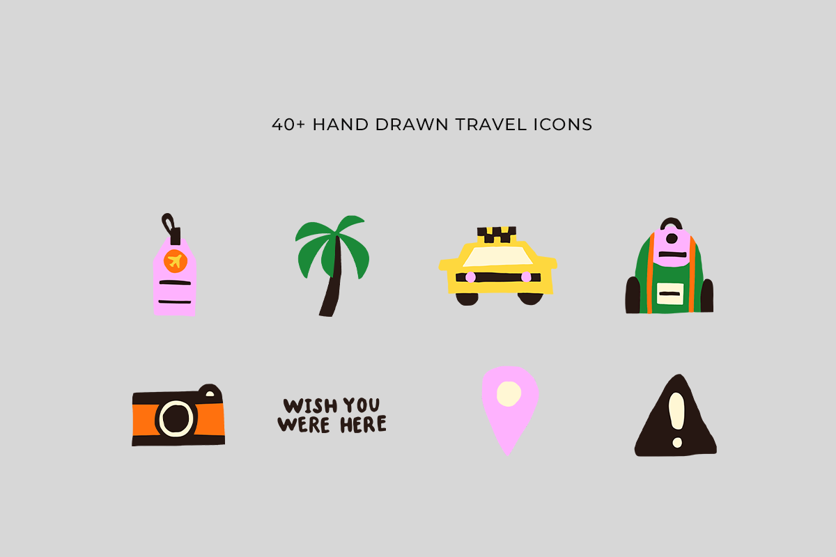 Travel Illustrations Bundle Pack, an Icon by Lotus White-Sugito (Photo 2 of 5)