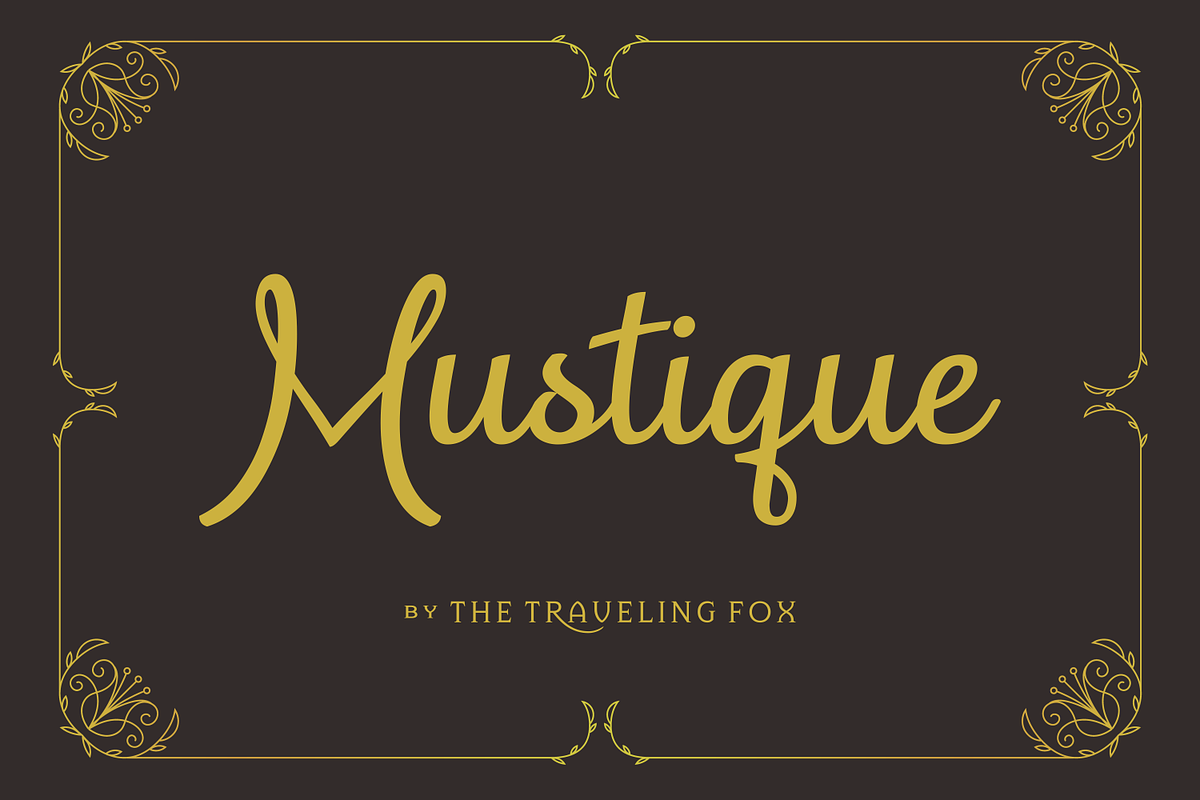 Mustique Script preview 2