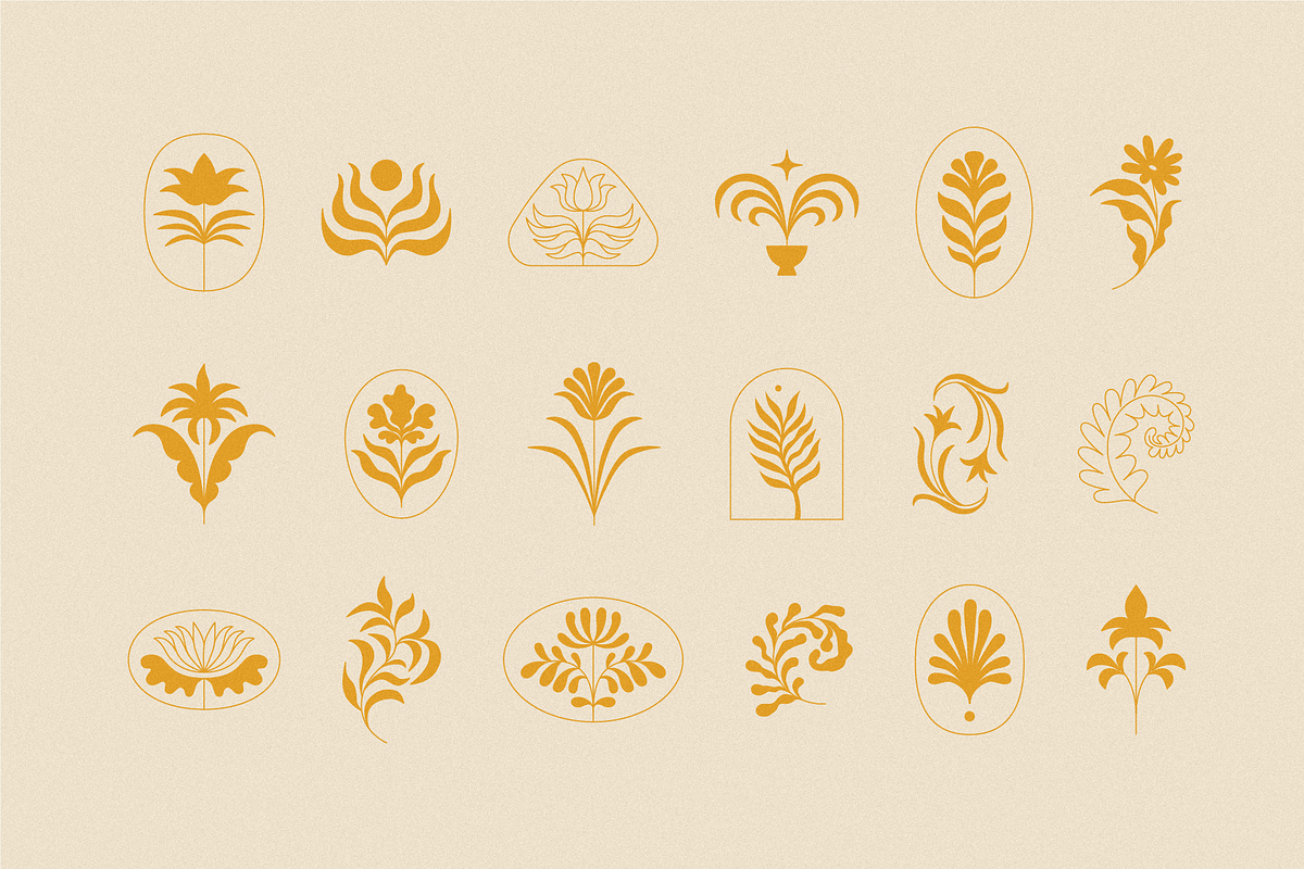 Organic logos, design elements, an Object Graphic by venimo (Photo 4 of 8)