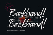 Backhand - Script, a Script Font by Scratch Design (Thumbnail 2 of 11)