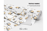 Digger builder Excavator pattern, a Pattern Graphic by Milatoo (Thumbnail 2 of 3)