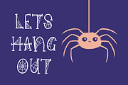 Cobweberly Halloween Spider Web Font, a Serif Font by Dancing with Ink (Thumbnail 15 of 23)
