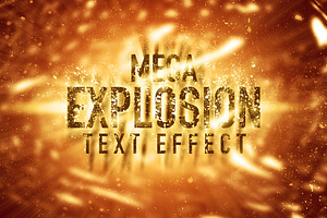 Mega Explosion Text Effect SALE