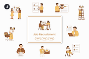 Job Recruitment Illustration, an Object Graphic by Jump Studio (Thumbnail 1 of 12)