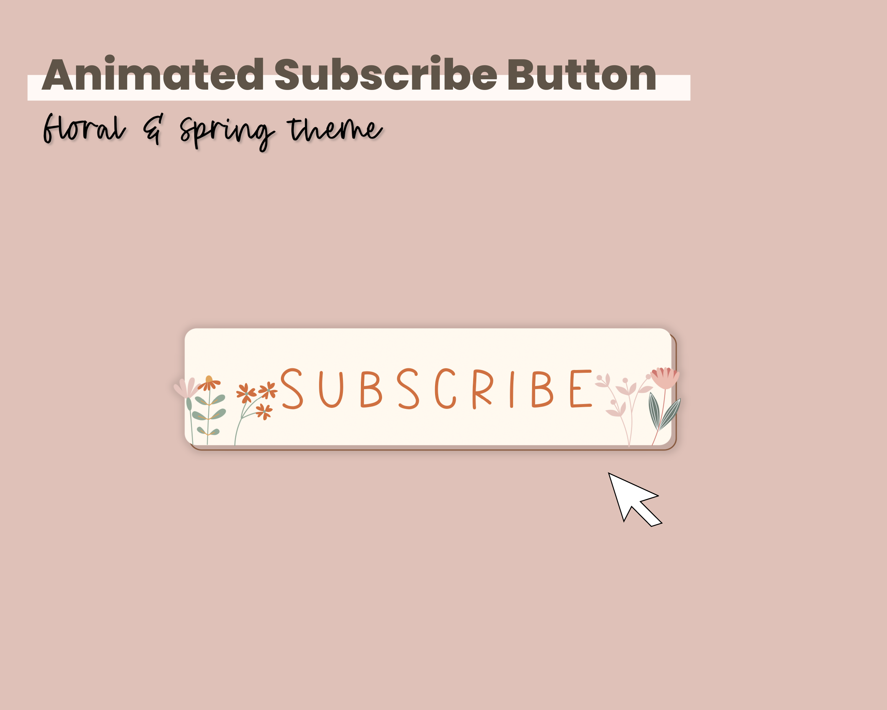 Spring Subscribe Button for Youtube, an Object Graphic by Mstvisuals ...